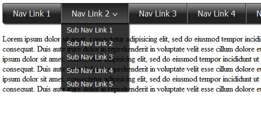 How to Create a Drop-down Nav Menu with HTML5, CSS3 and jQuery